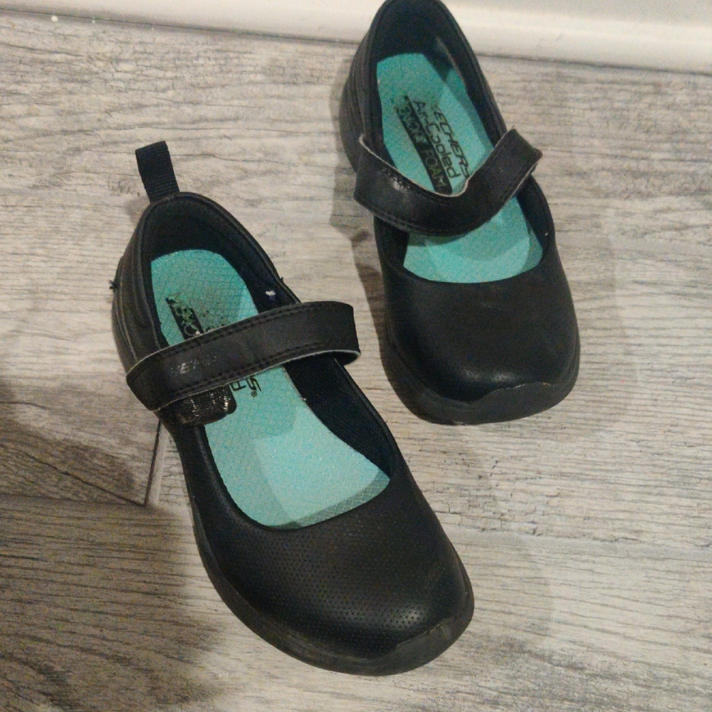 Skechers Black Kids Mary Jane Dress Shoes